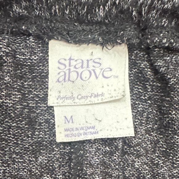 Stars Above Charcoal Ribbed Lounge Pants - Picture 2 of 5